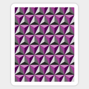 geometric Triangles Pattern Sticker